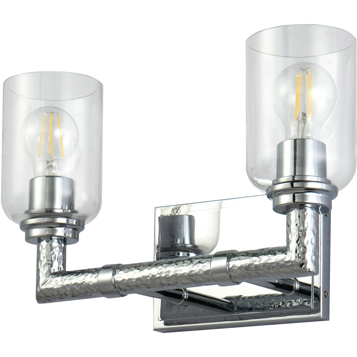 Rampart 2 Light 16 inch PC Bath Light Wall Light